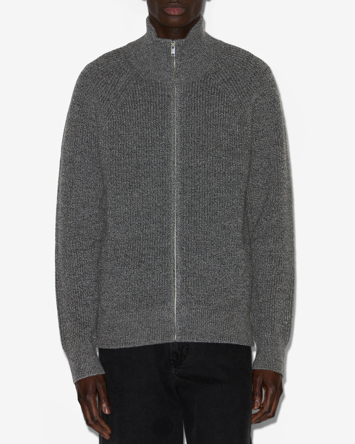 Cardigan benett Man Grigio scuro 5