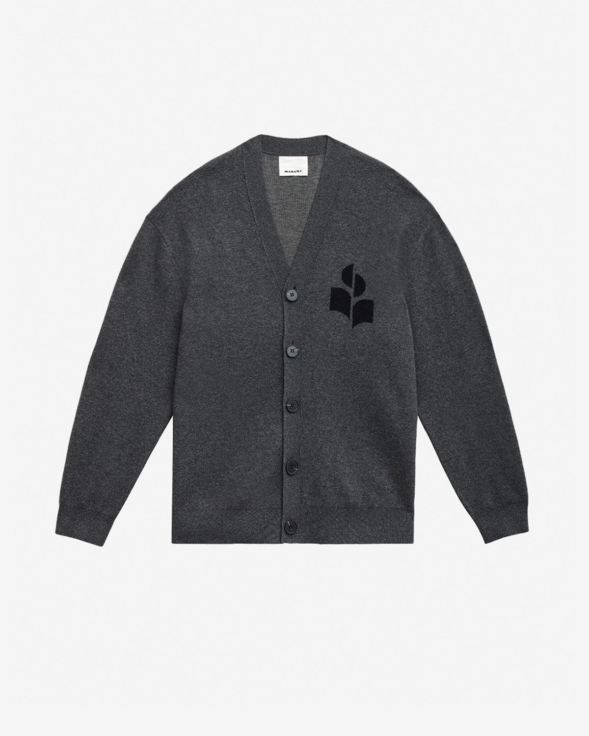 Curtis cardigan Man Anthracite 1