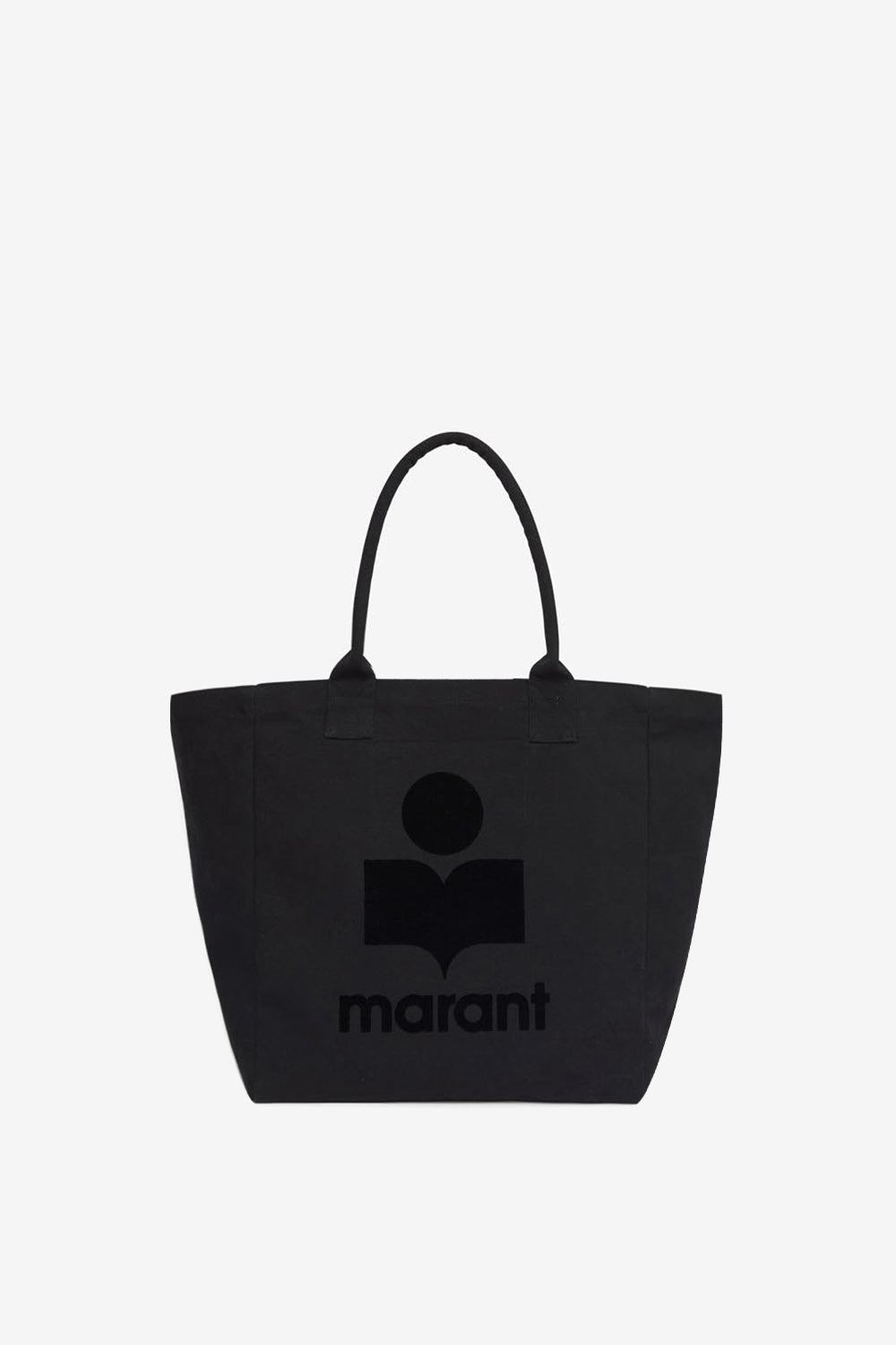 Bolso tote con logotipo yenky de lona - Negro - Woman - 1