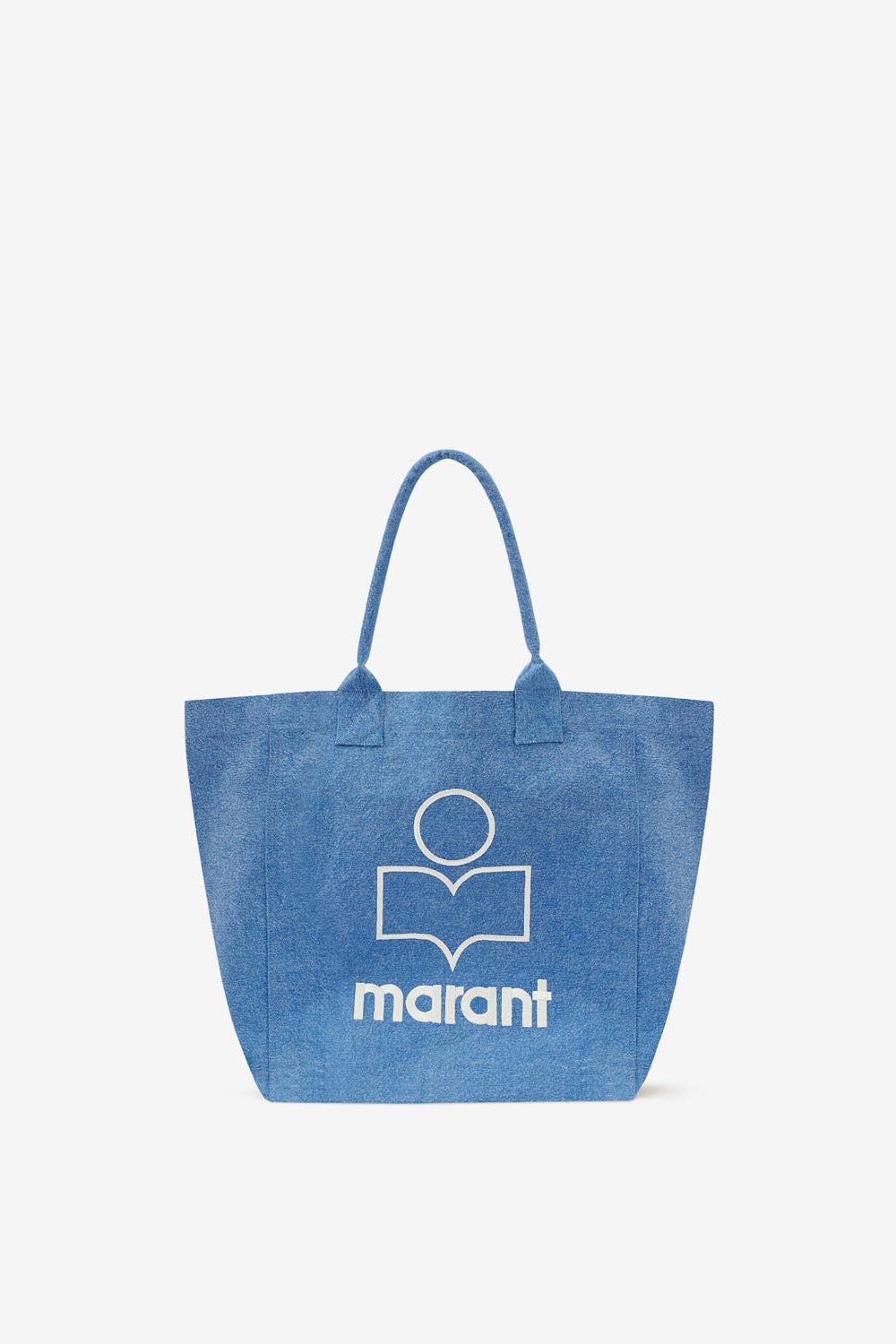 Borsa tote yenky in tela con ricamo - Blu - Woman - 1