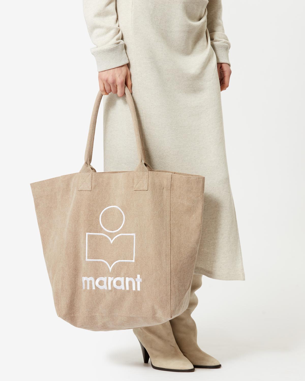 Borsa tote yenky Woman Beige 12