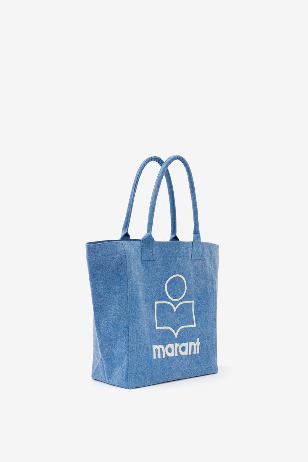 Yenky logo-embroidered small tote bag - Blue - Woman - 7