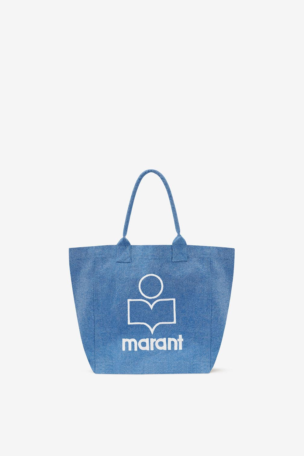 Yenky logo-embroidered small tote bag - Blue - Woman - 1