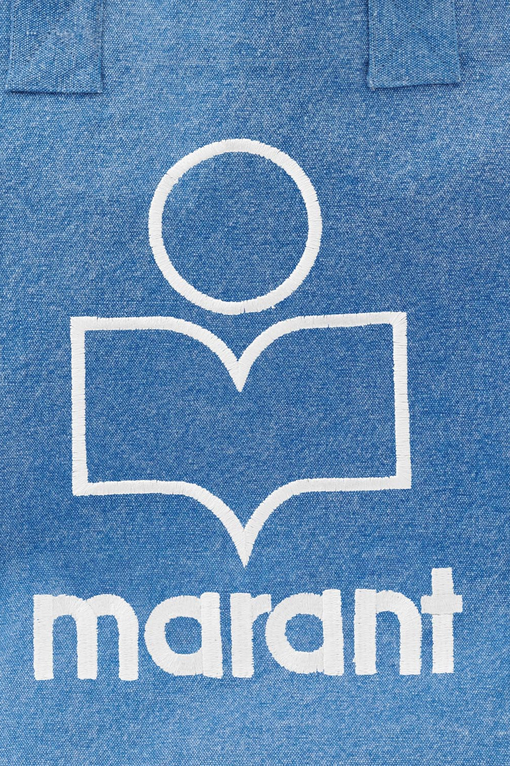 Yenky logo-embroidered small tote bag - Blue - Woman - 5