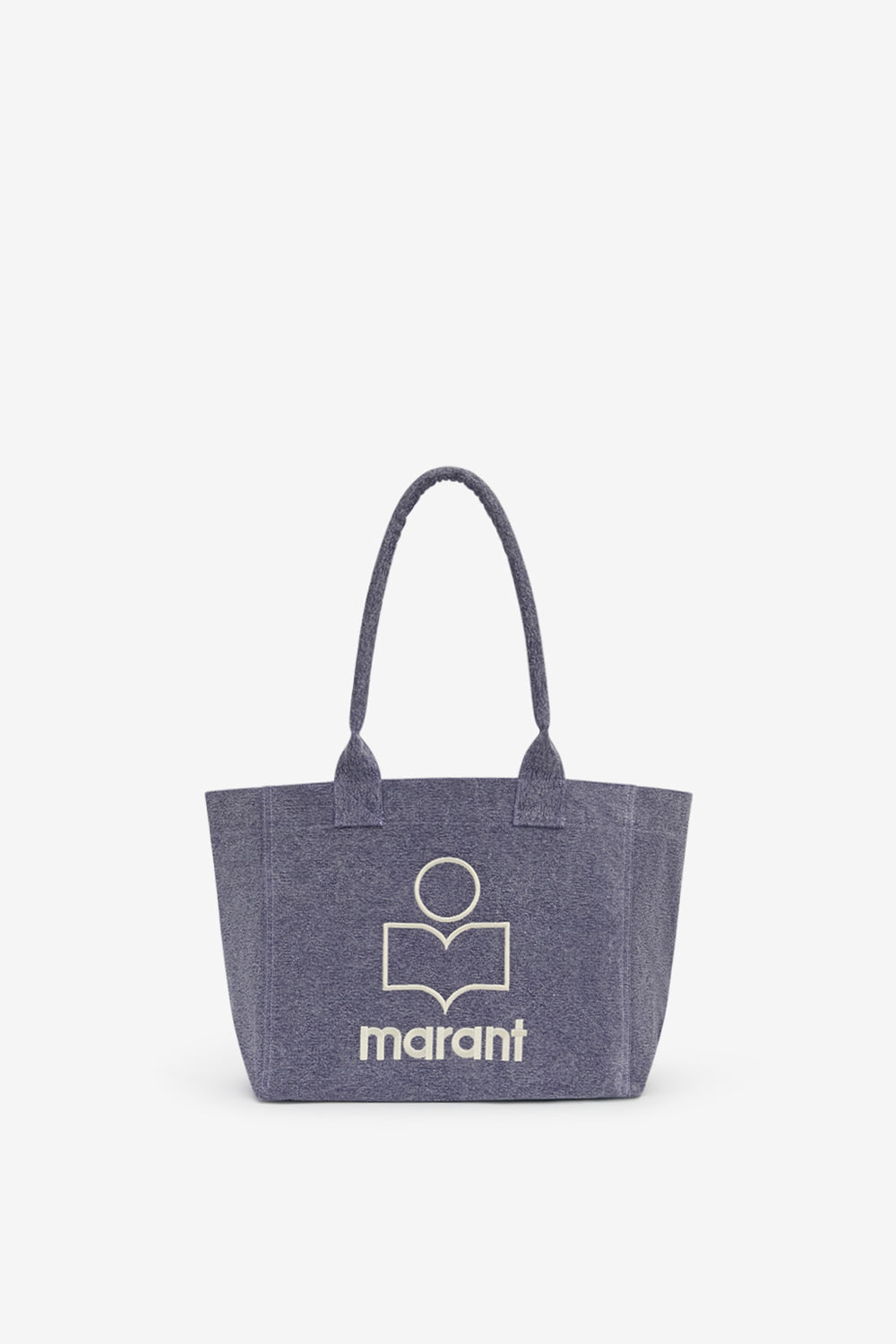 Bolso tote yenky zipped de lona de algodón - Faded purple - Woman - 1