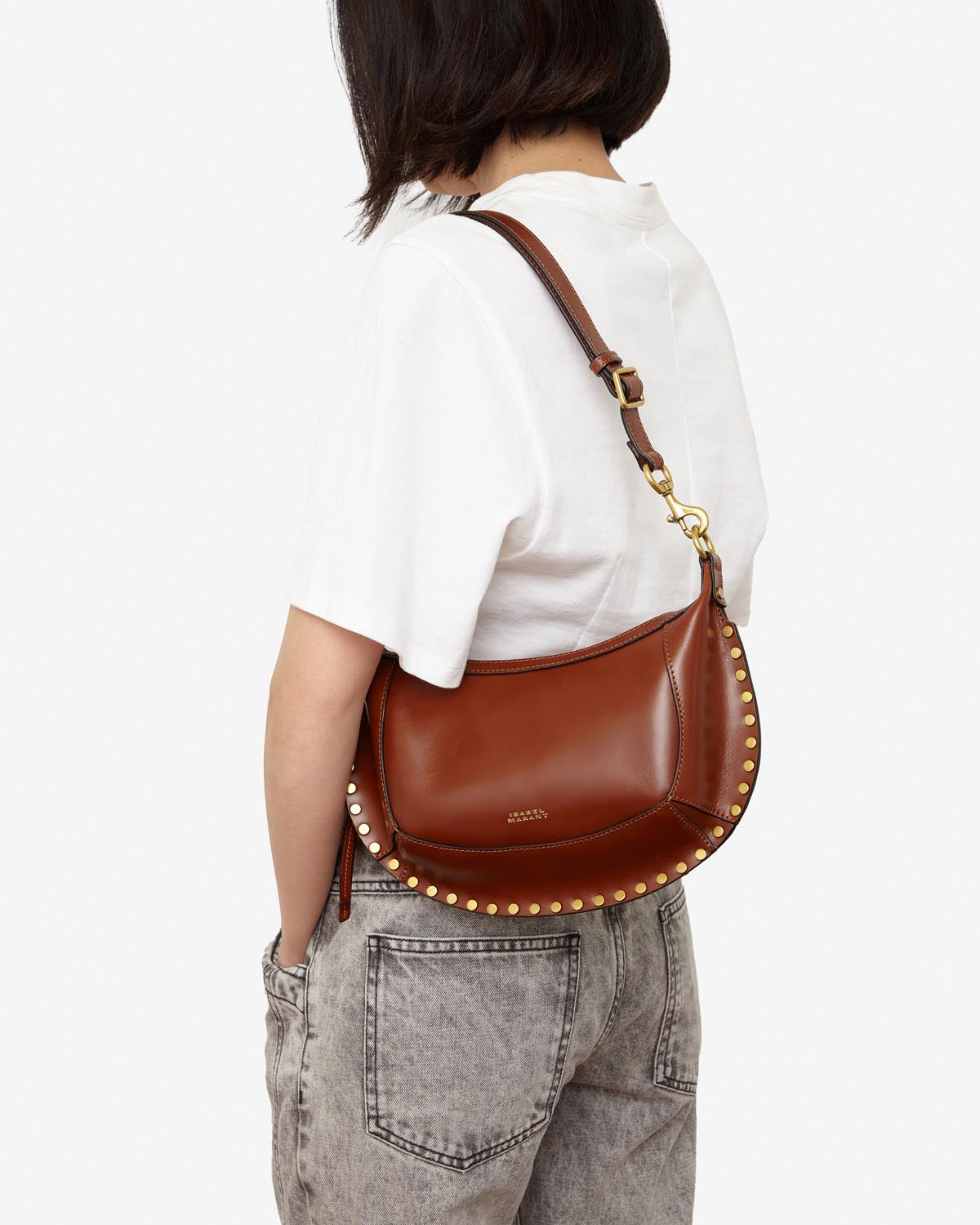 Bolso oskan moon Woman Cognac 3