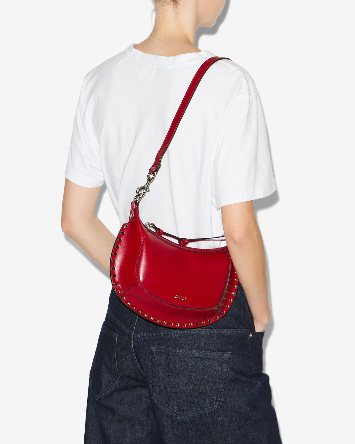Tasche oskan moon Woman Deep red 7