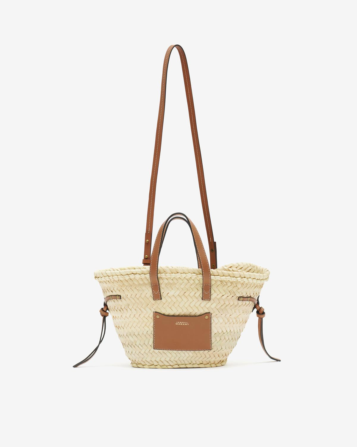 Cadix mini bag Woman Natural and cognac 19