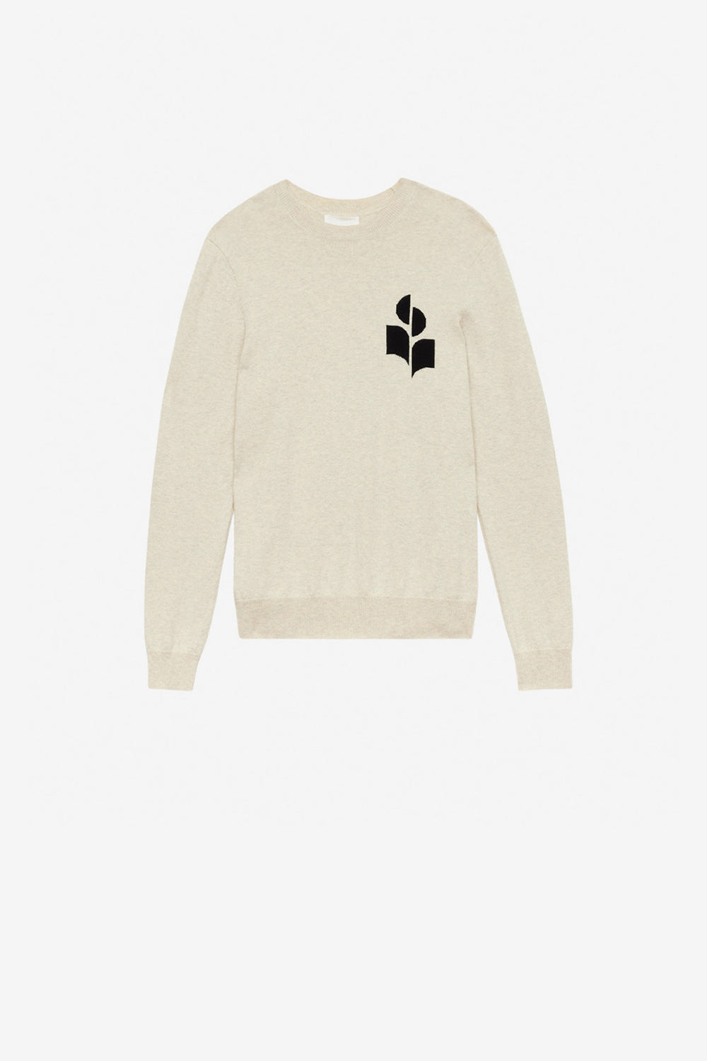 Evans wool blend logo sweater - Light gray - Man - 2