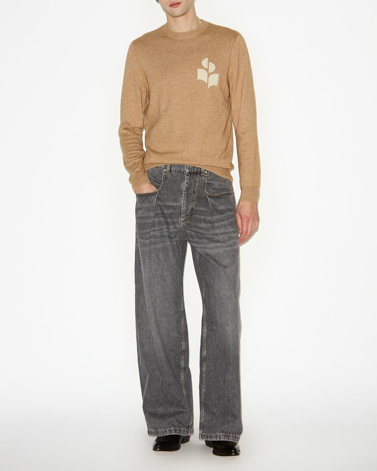Maglione evans Man Camel 4