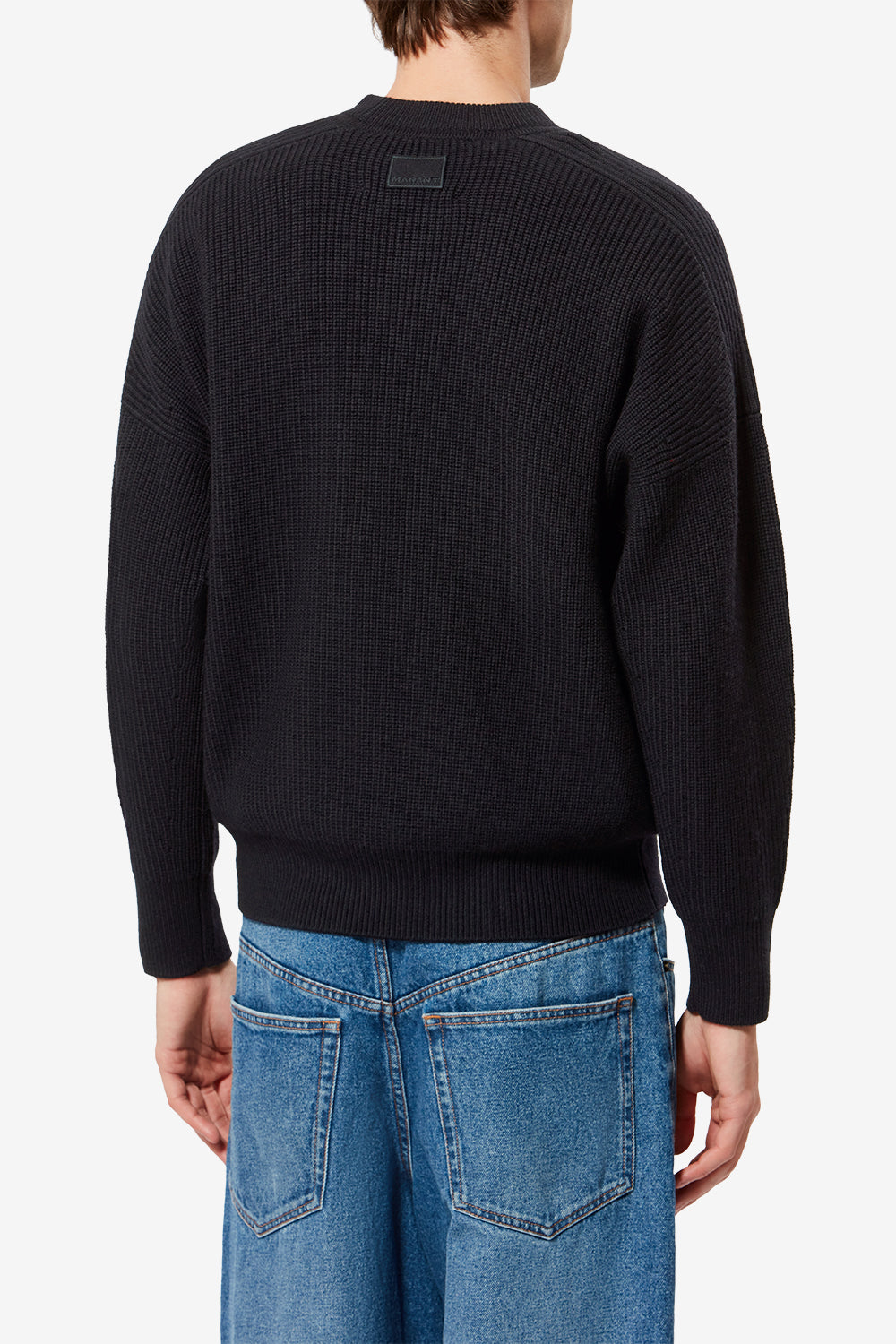 Maglione barry in lana merino - Midnight - Man - 9