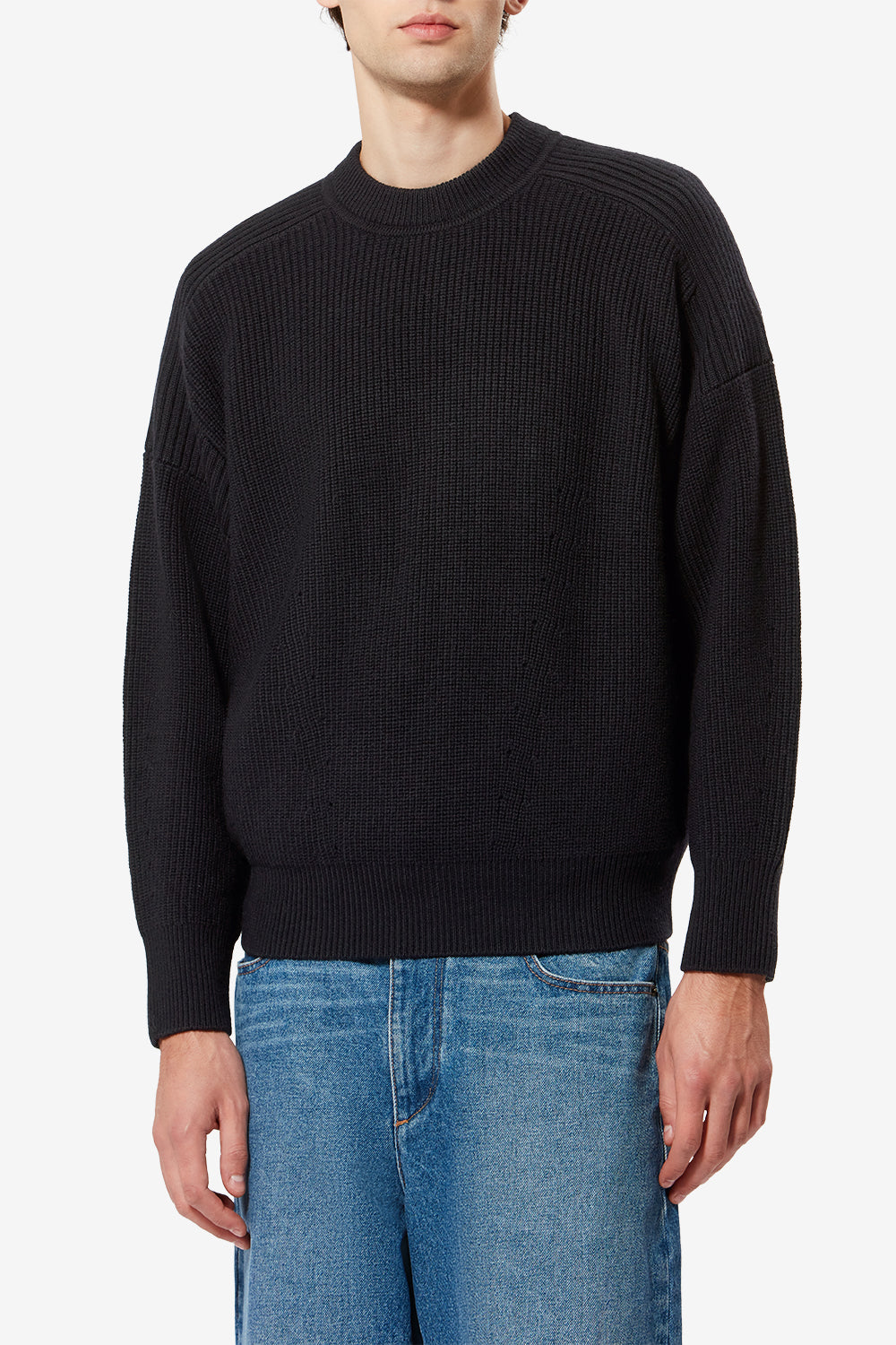 Maglione barry in lana merino - Midnight - Man - 7