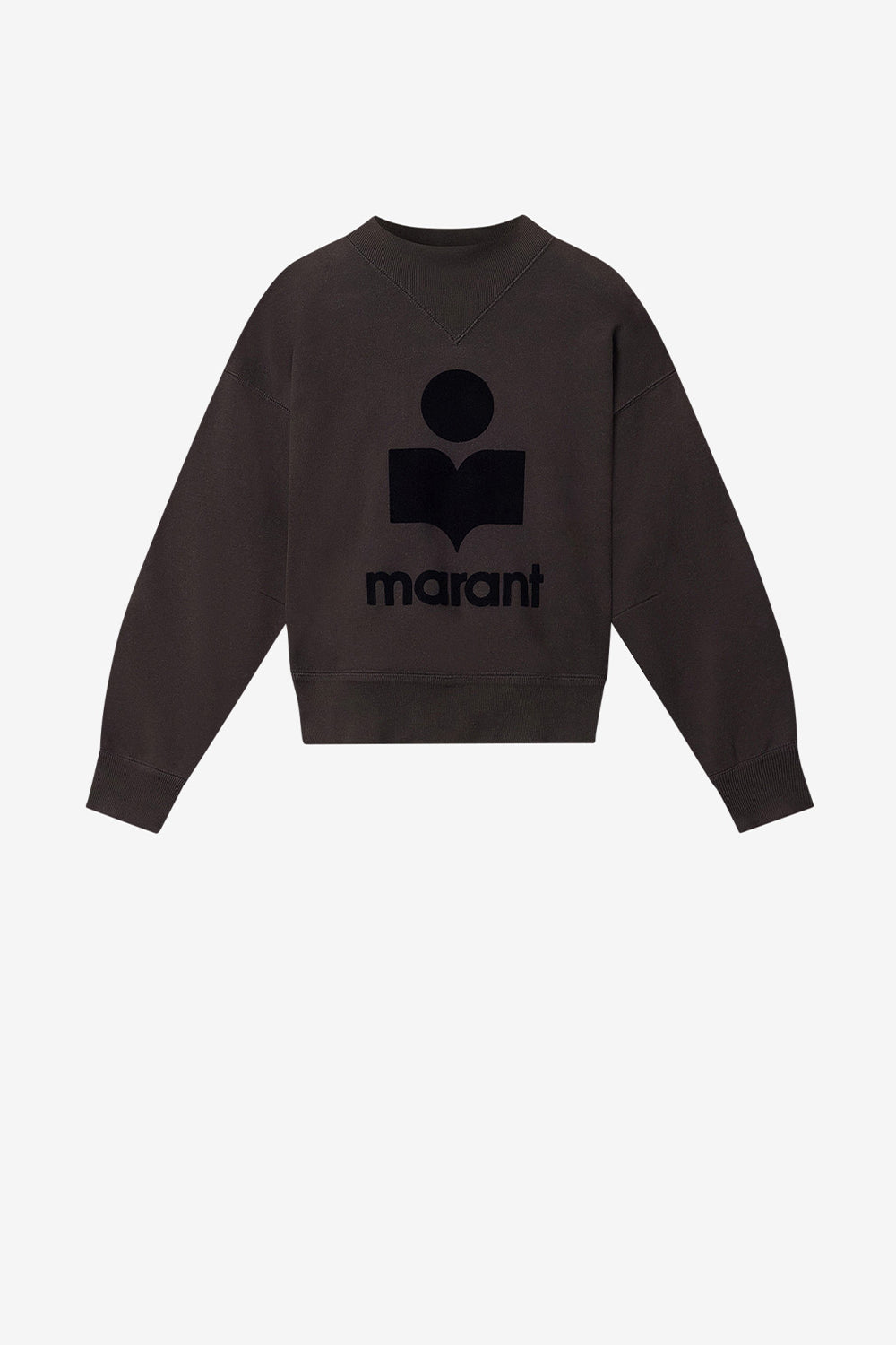 Sweatshirt en coton à logo mody - Noir délavé - Woman - 1