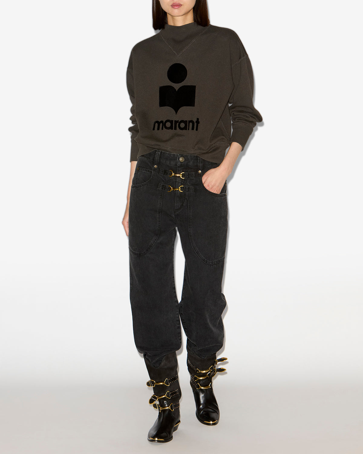 Moby sweatshirt Woman Black 4
