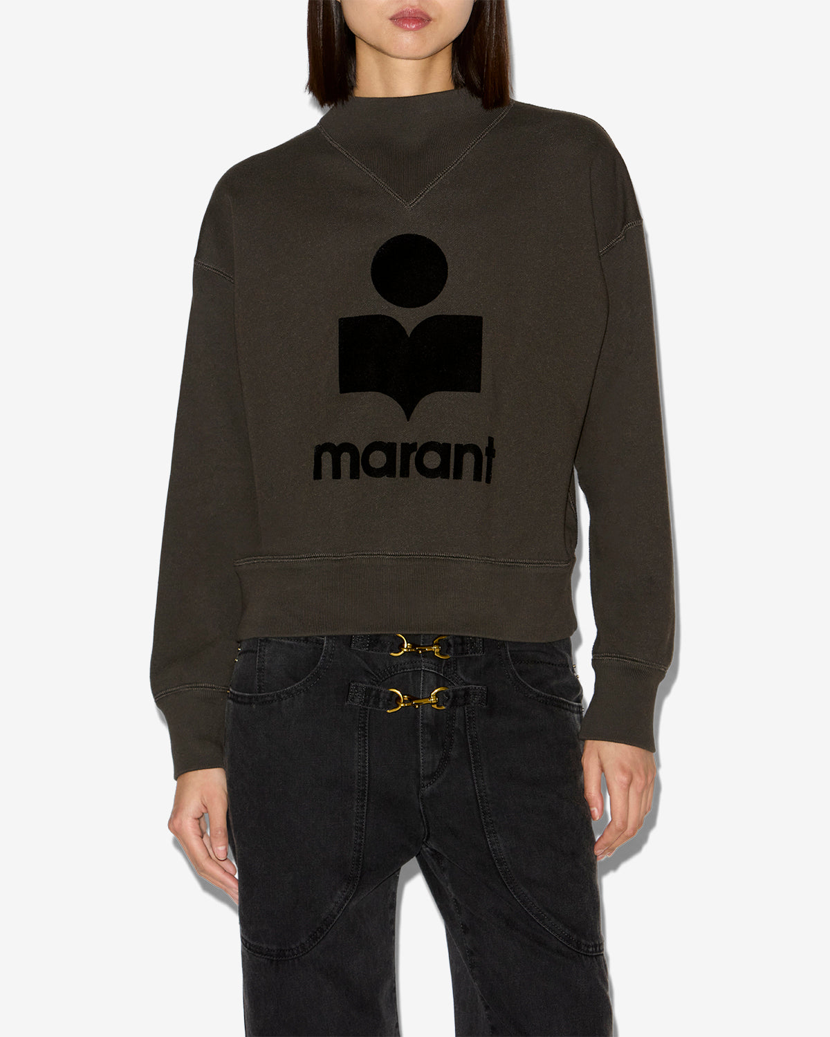 Moby sweatshirt Woman Black 5