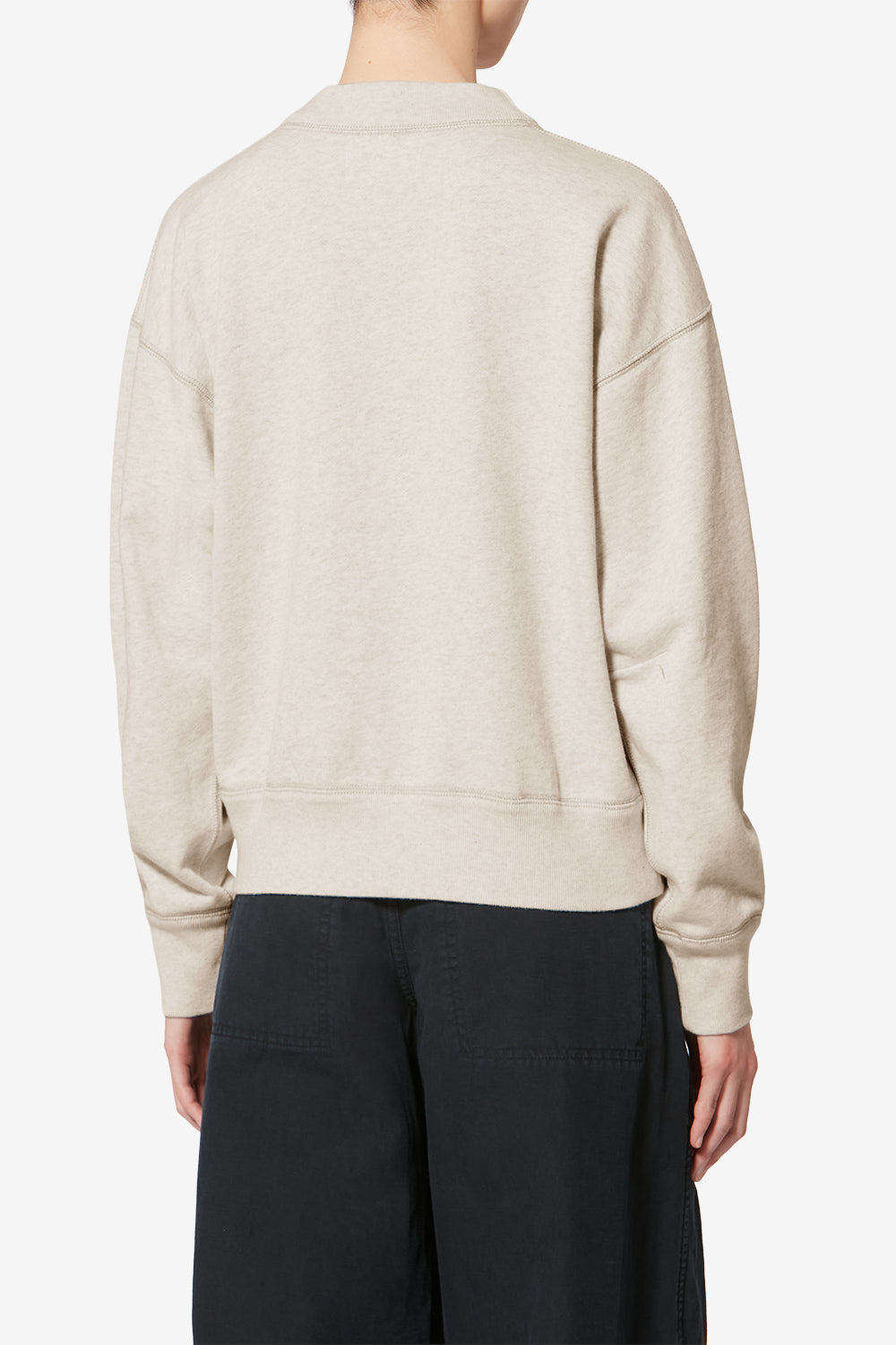 Sweatshirt en coton à logo mody - Écru - Woman - 5