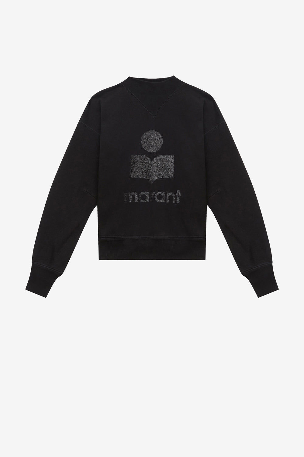 모비(moby) 스탠드업 칼라 로고 스웨트셔츠 - 검은색 - Woman - 1