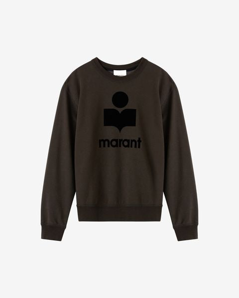 Mikoy Sweatshirt Man Black | ISABEL MARANT Official Online Store