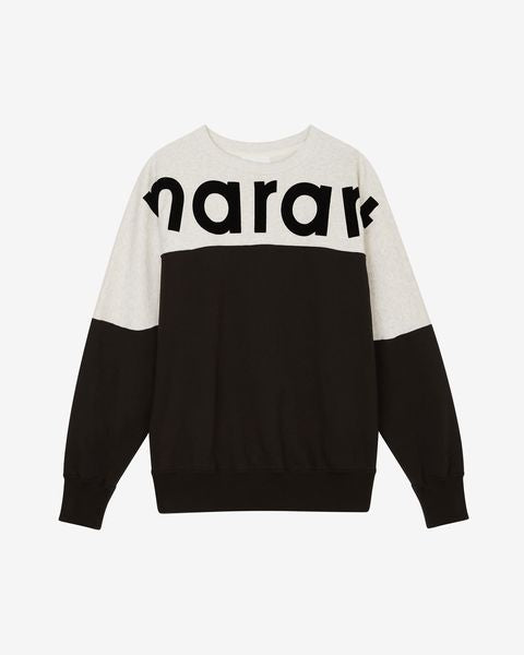 Howley felpa marant bicolore Man Nero lavato 1