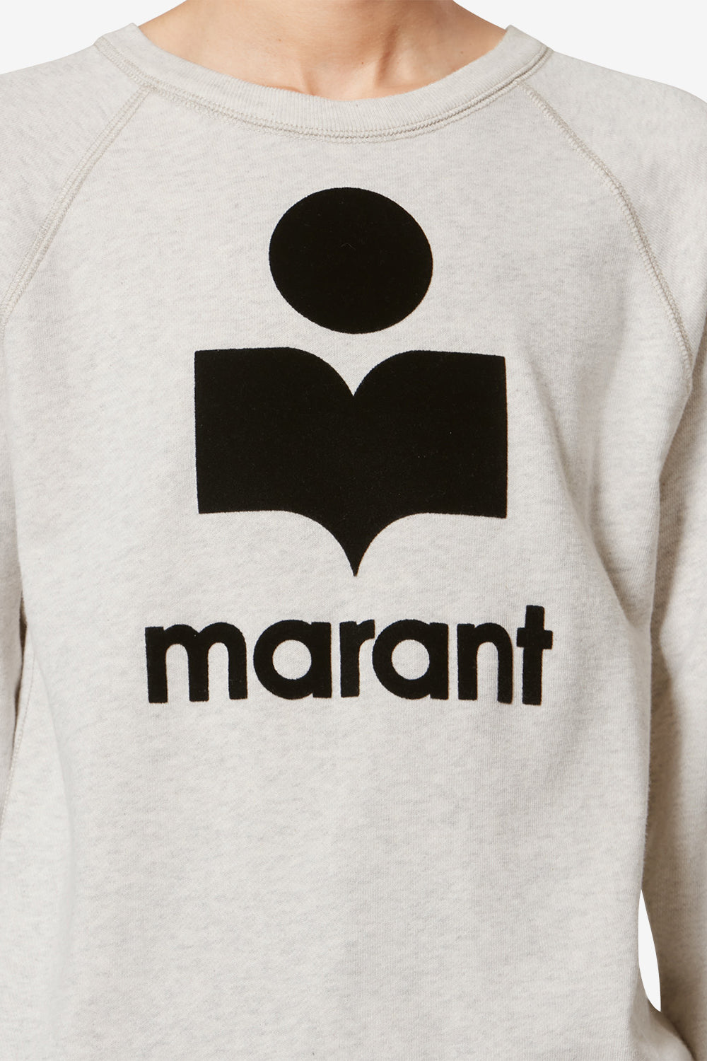 Sweatshirt en coton à logo millyny - Écru - Woman - 3