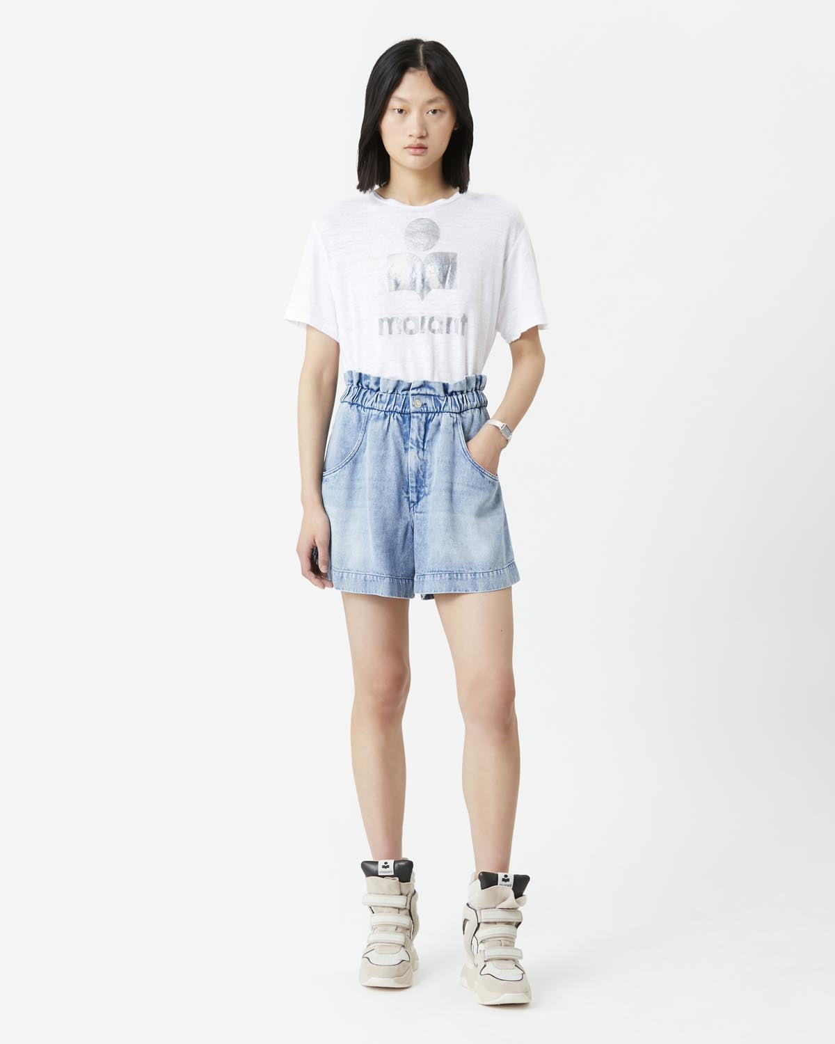 Zewel ロゴ tシャツ Woman 白 4