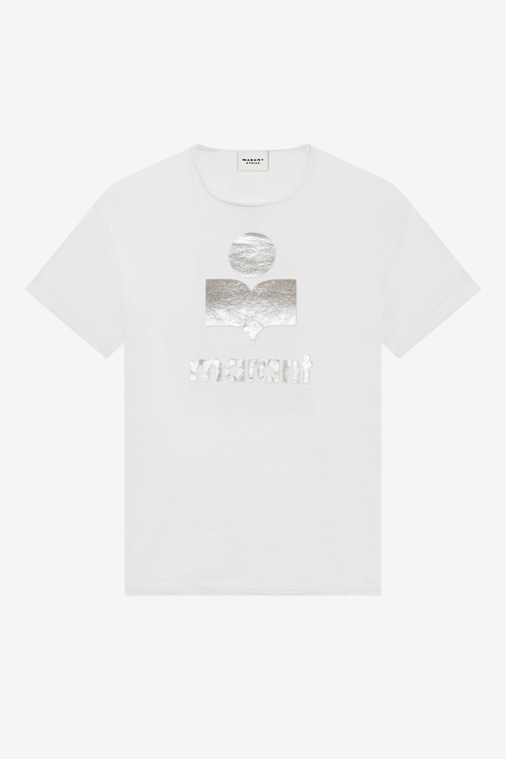 Koldi linen logo t-shirt - White - Woman - 1