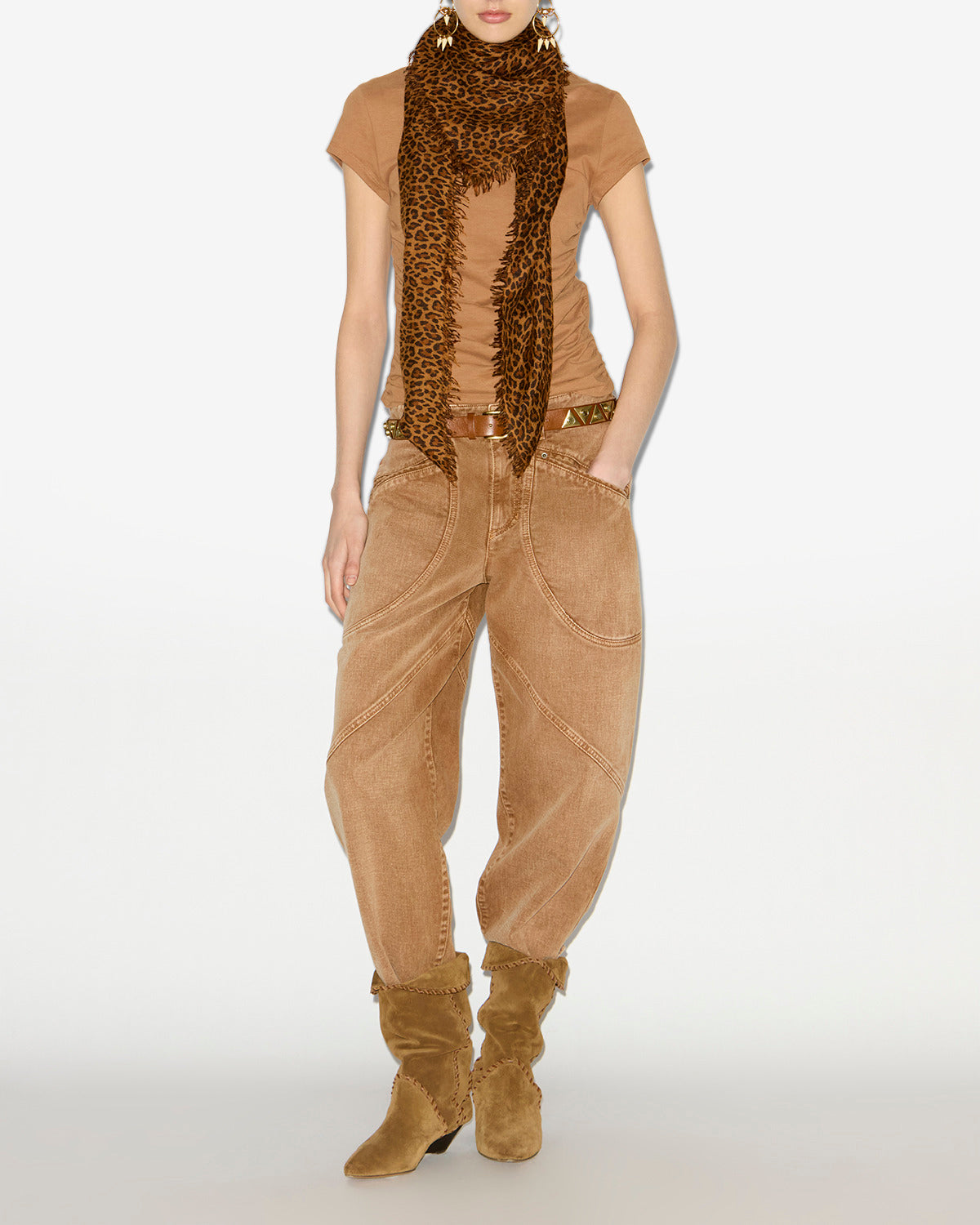 Maelie t-shirt Woman Caramel 4