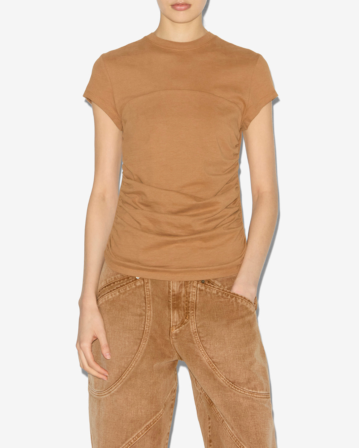 Maelie t-shirt Woman Caramel 5