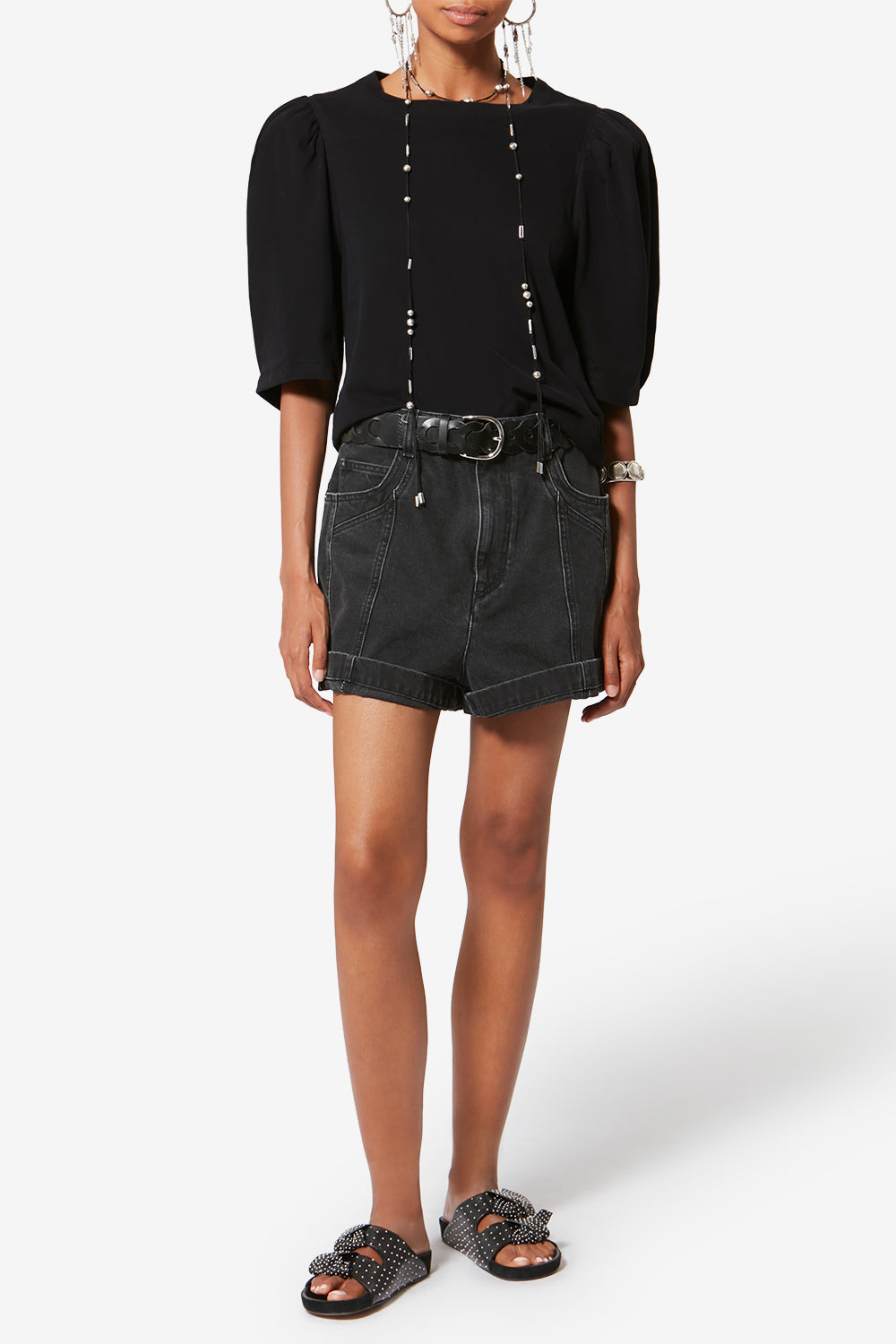 Maeliss organic cotton t-shirt - Black - Woman - 2