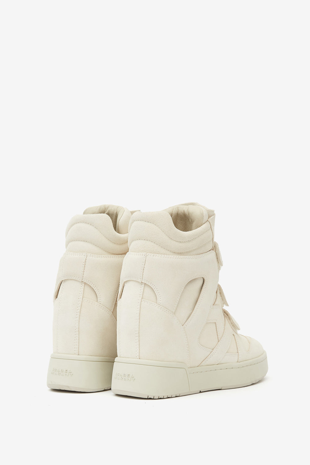 Im3 high-top leather wedge sneakers - Chalk - Woman - 2