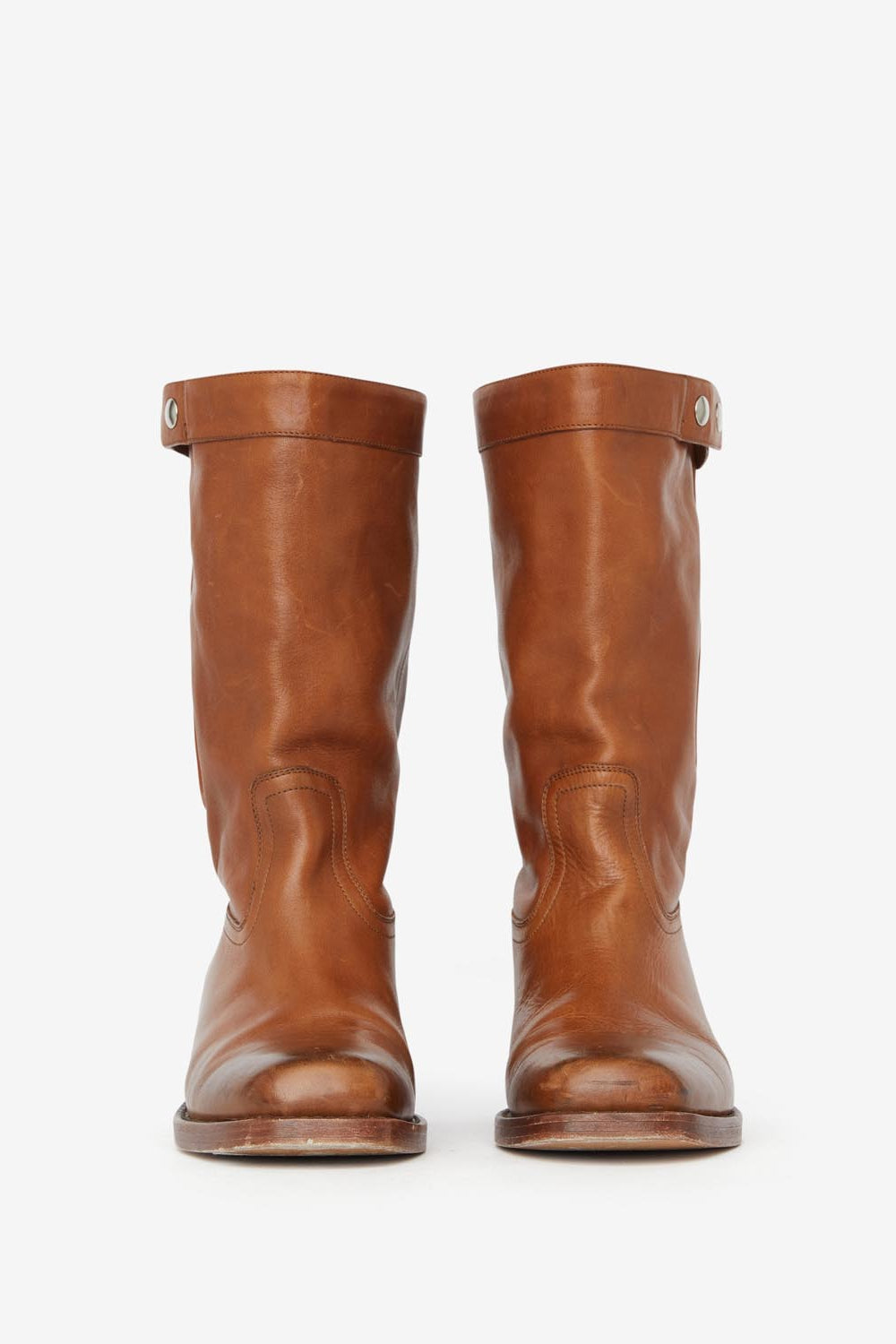 Ademe レザー バイカースタイルブーツ - Havana - Woman - 4