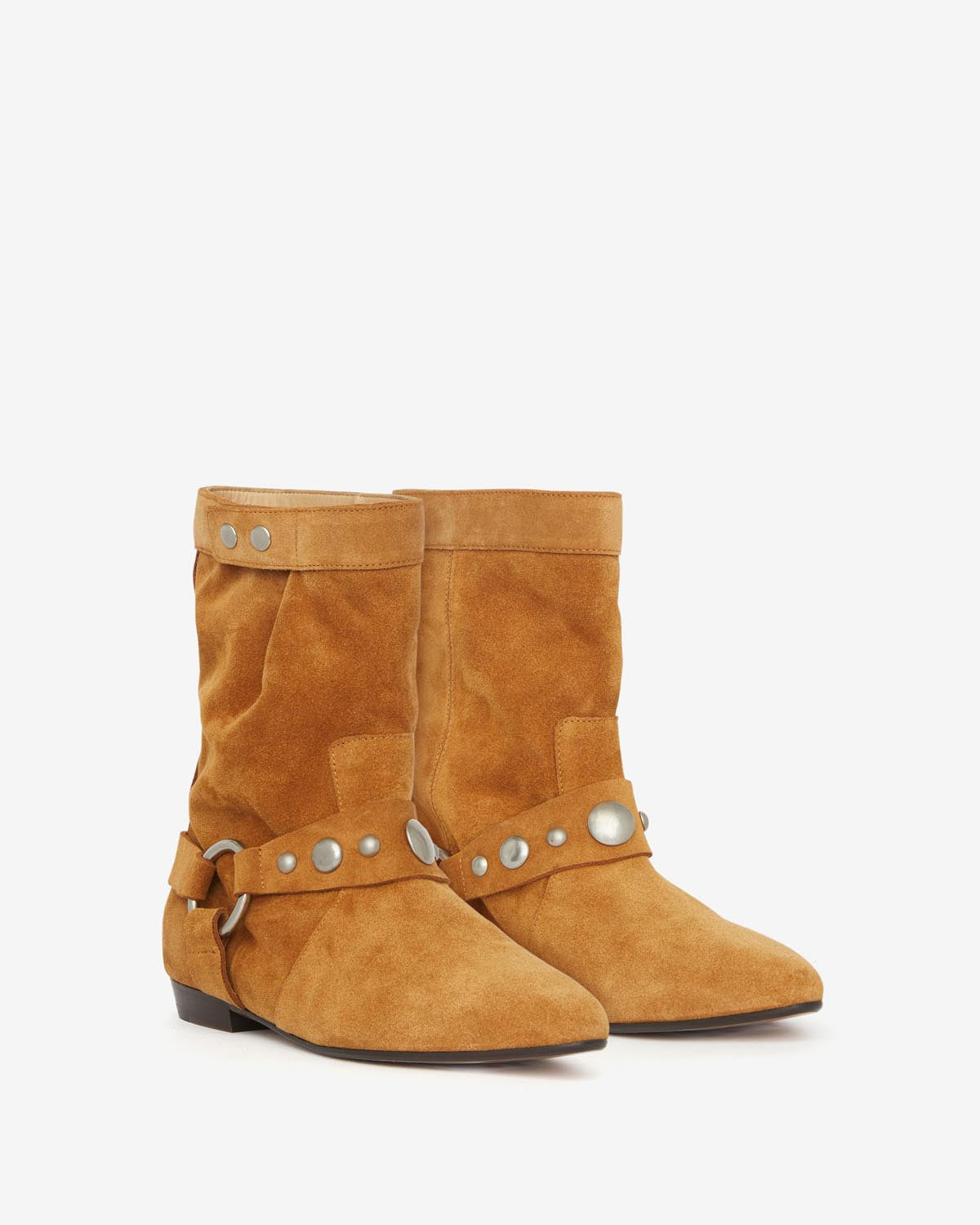 Botas bajas stania Woman Cognac 2