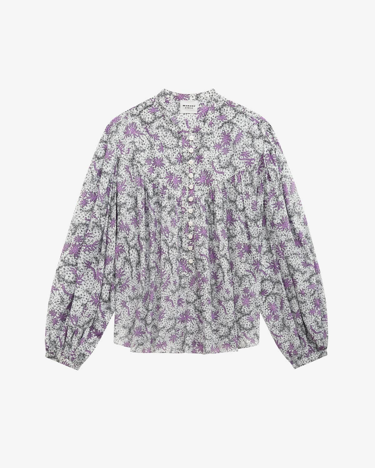 Blusa salika Woman Ecru-lilac 1