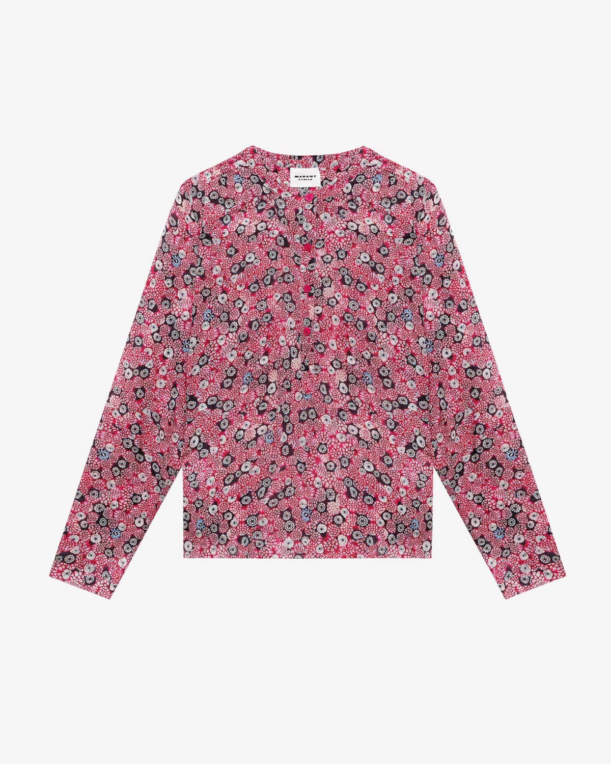 Blusa maria Woman Raspberry-black 1