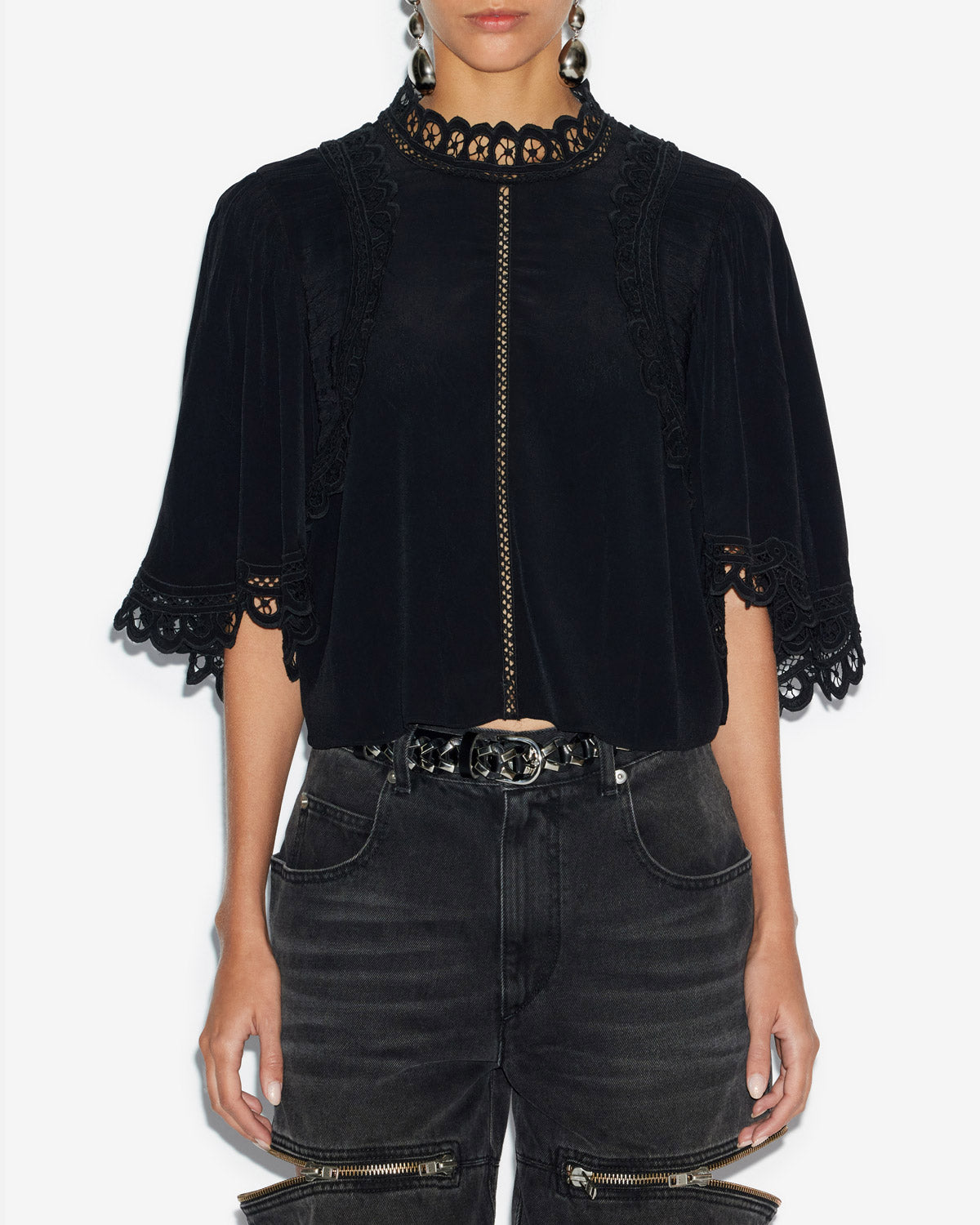 Blusa enoha Woman Negro 5