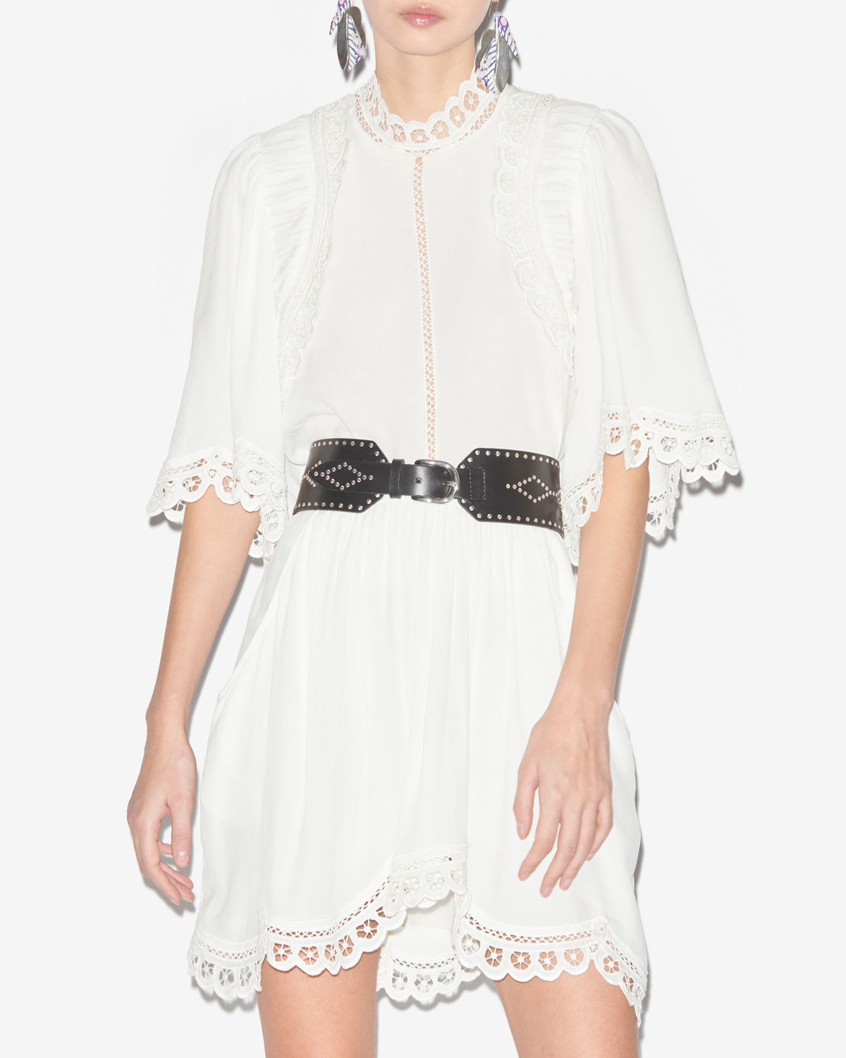 Blusa enoha Woman Bianco 6