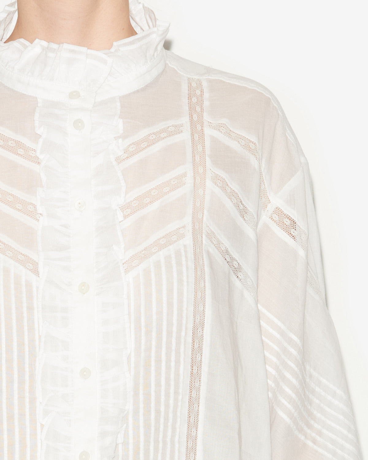 Bluse gaia Woman Weiß 2