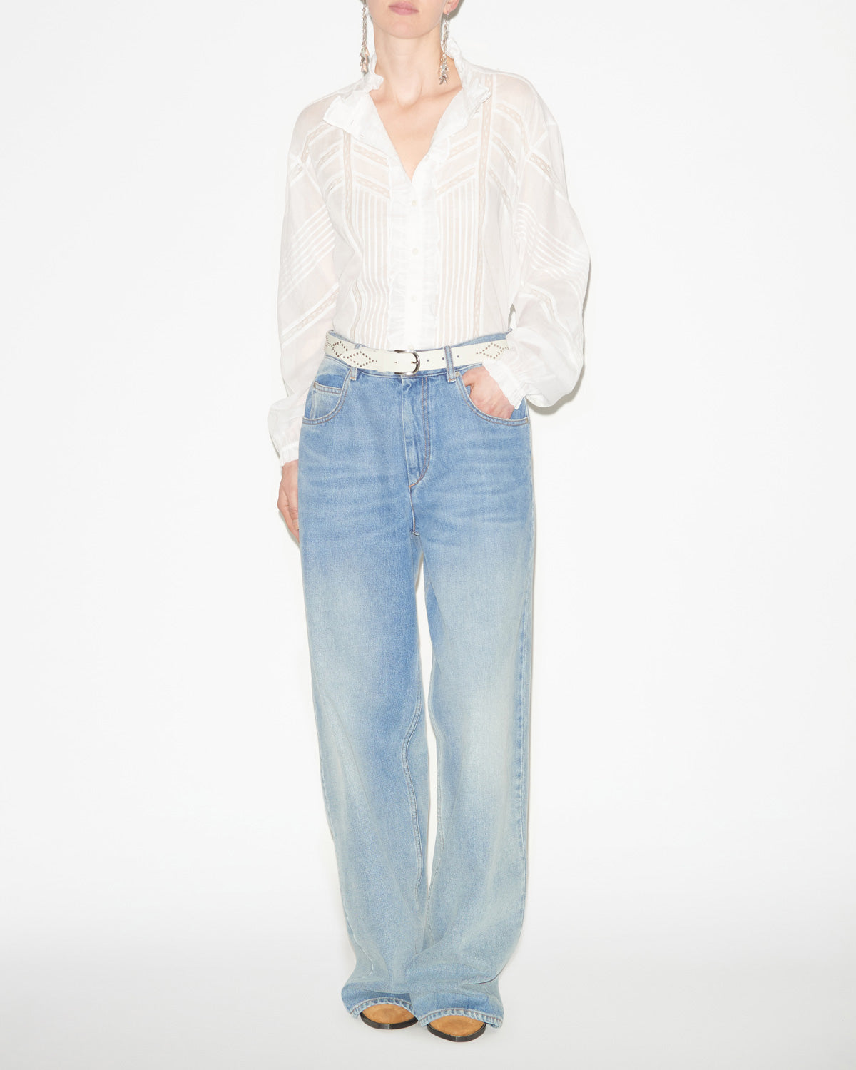 Bluse gaia Woman Weiß 4