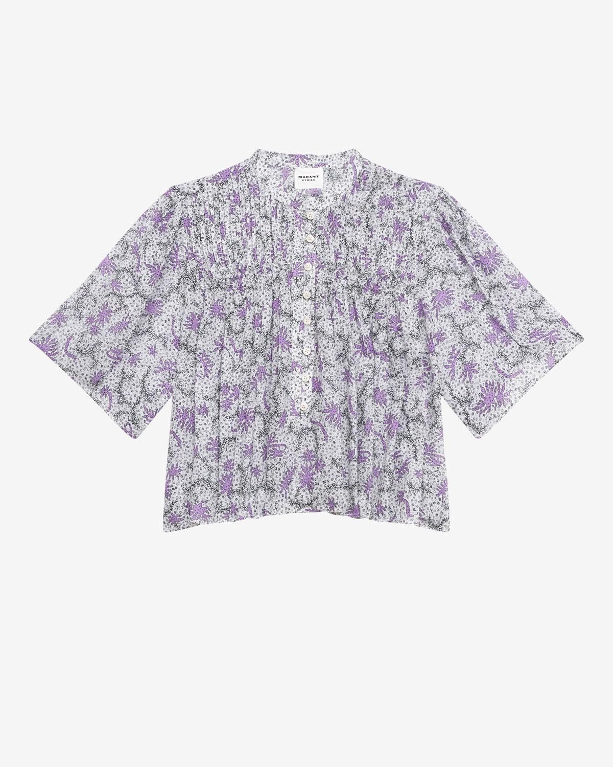 Blusa destiny Woman Ecru-lilac 1