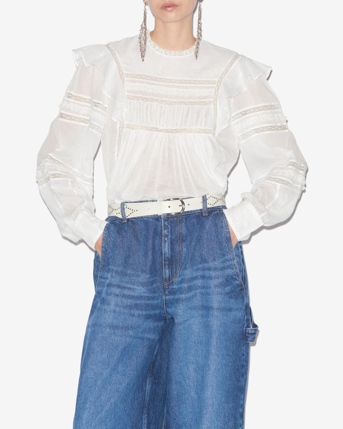 Blusa ganael Woman Bianco 5