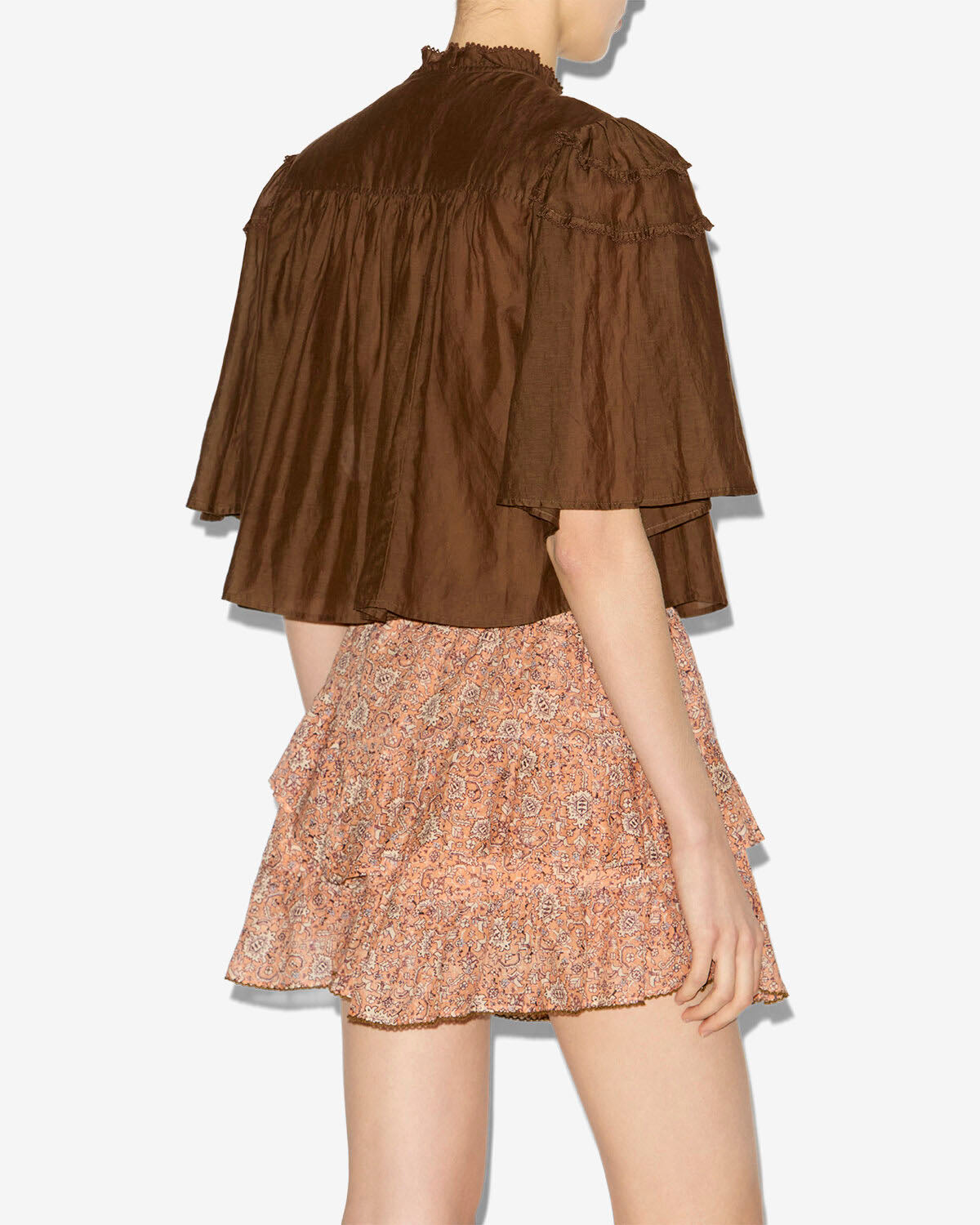 Carmen top Woman Dark khaki 3