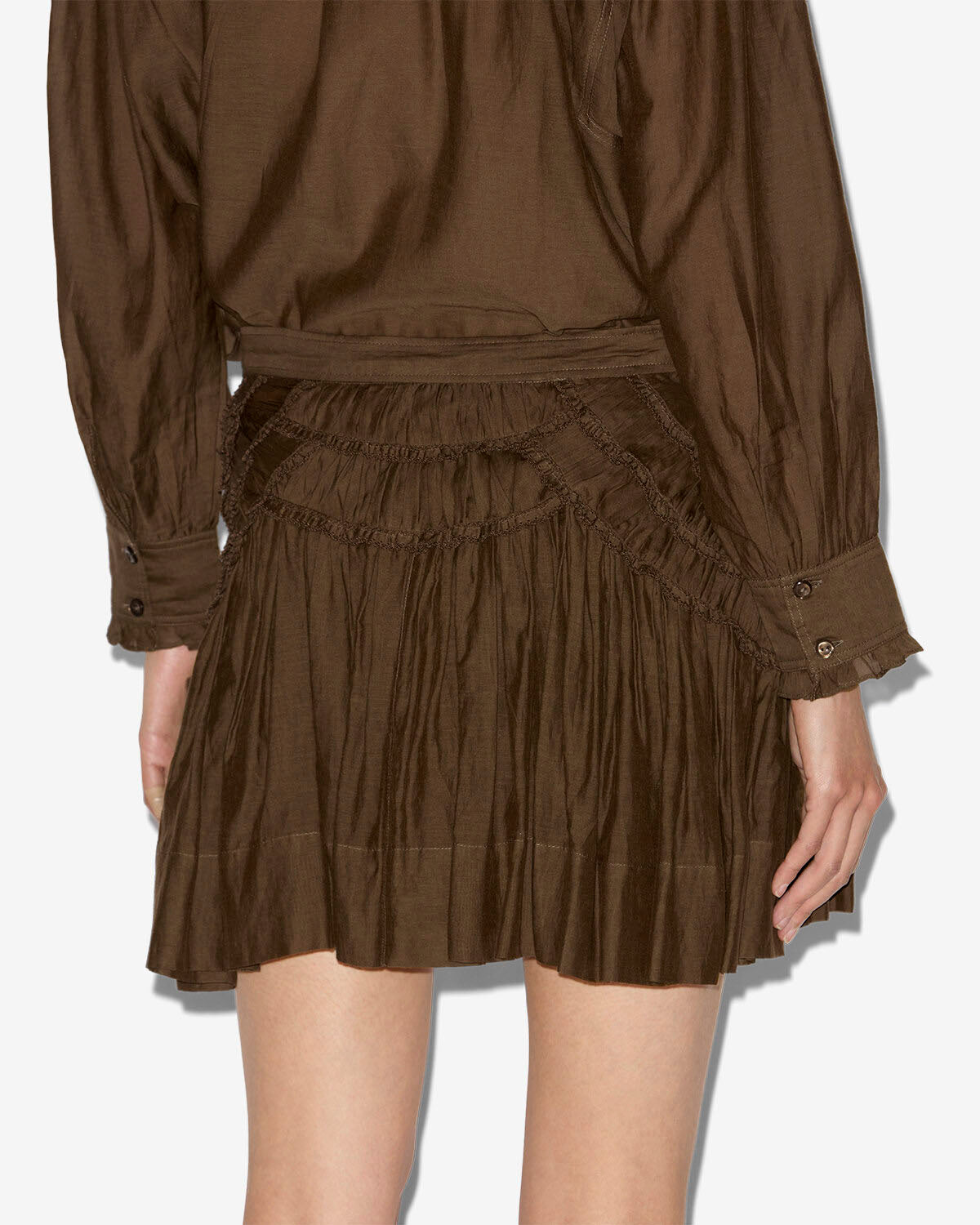 Falda ceola Woman Dark khaki 3