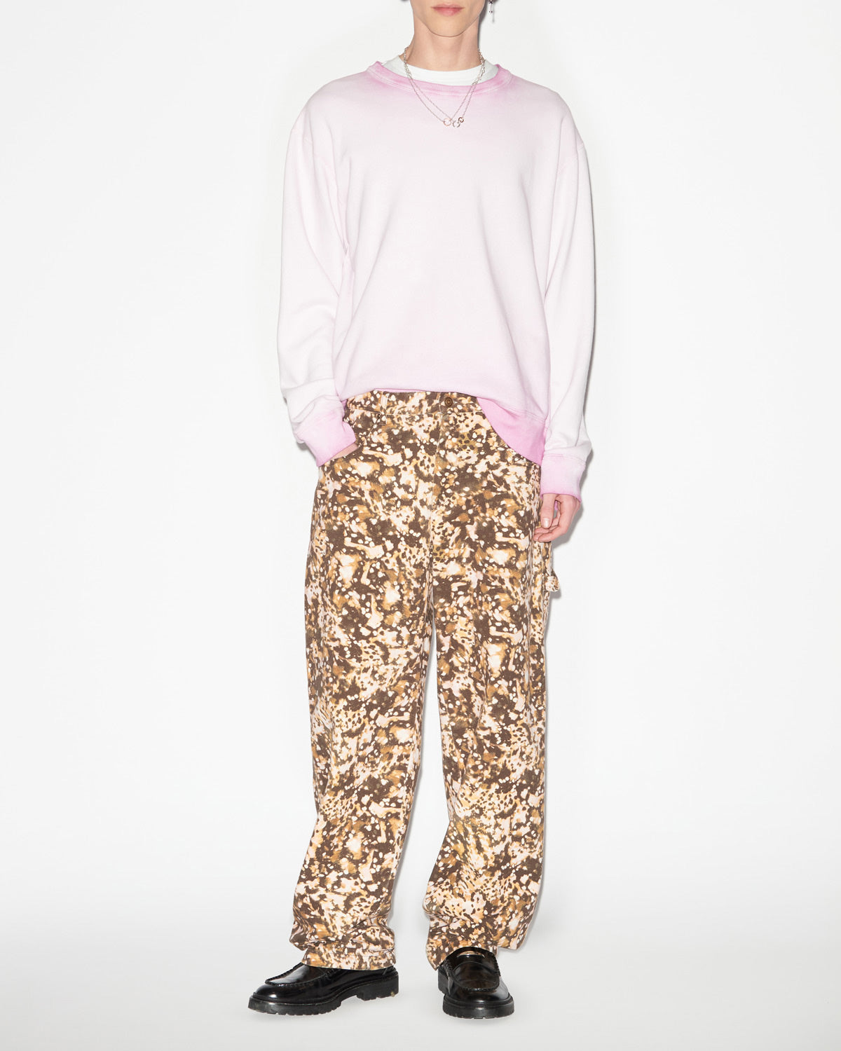 파블로 팬츠 Man 카키색 옷감 4