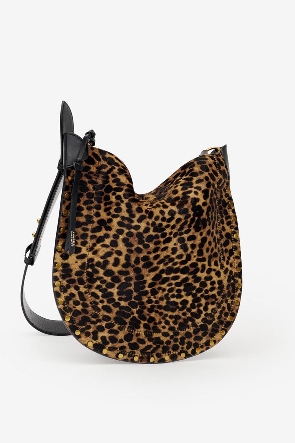 Oskan soft bag in "pony" style leather with a leopard print - Leopard - Woman - 3