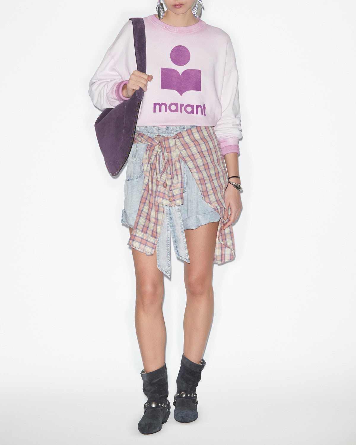 Sweatshirt mobyli Woman Lilas 4