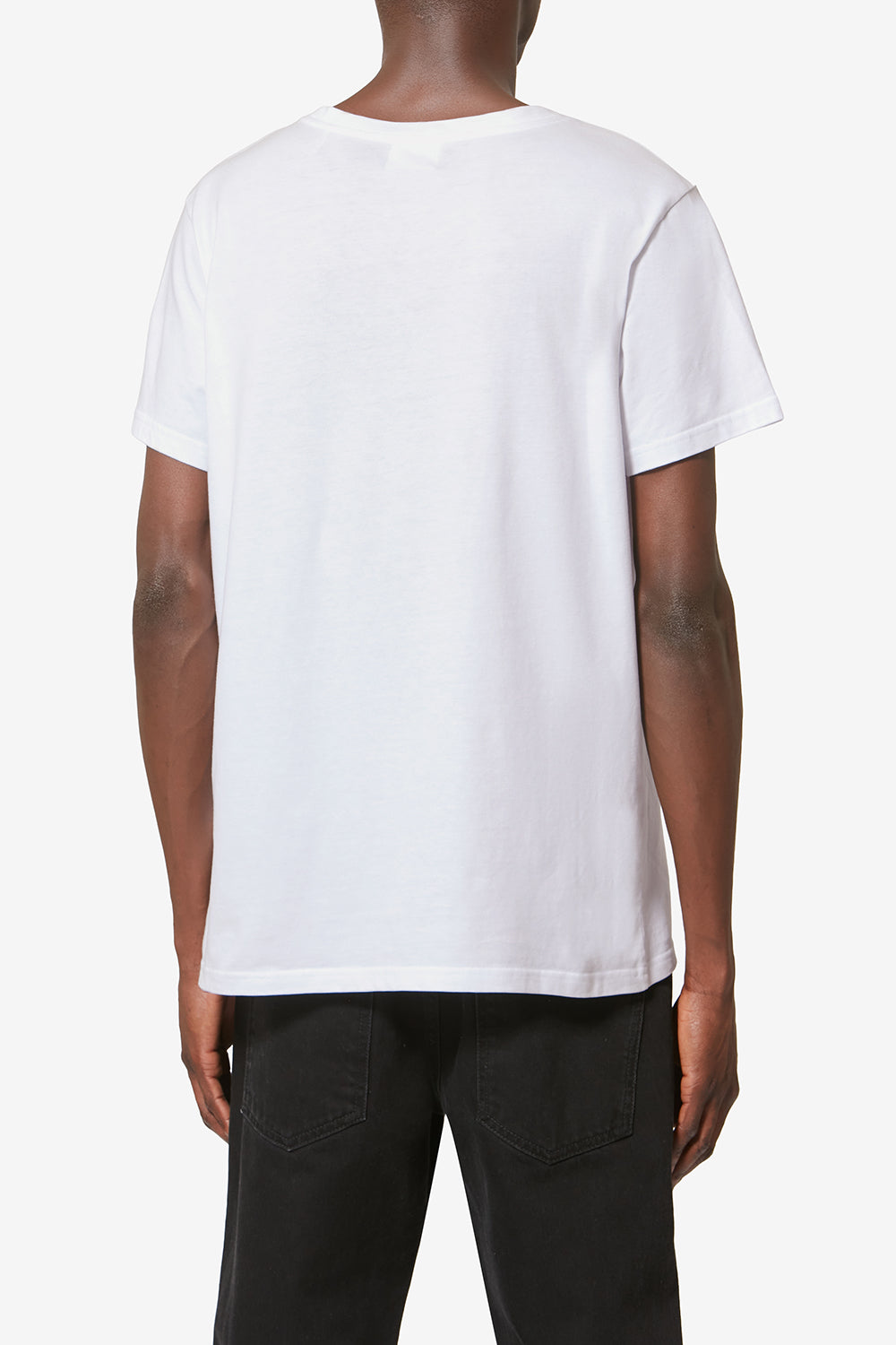 Zafferh short-sleeve plain-colored cotton t-shirt - White - Man - 5