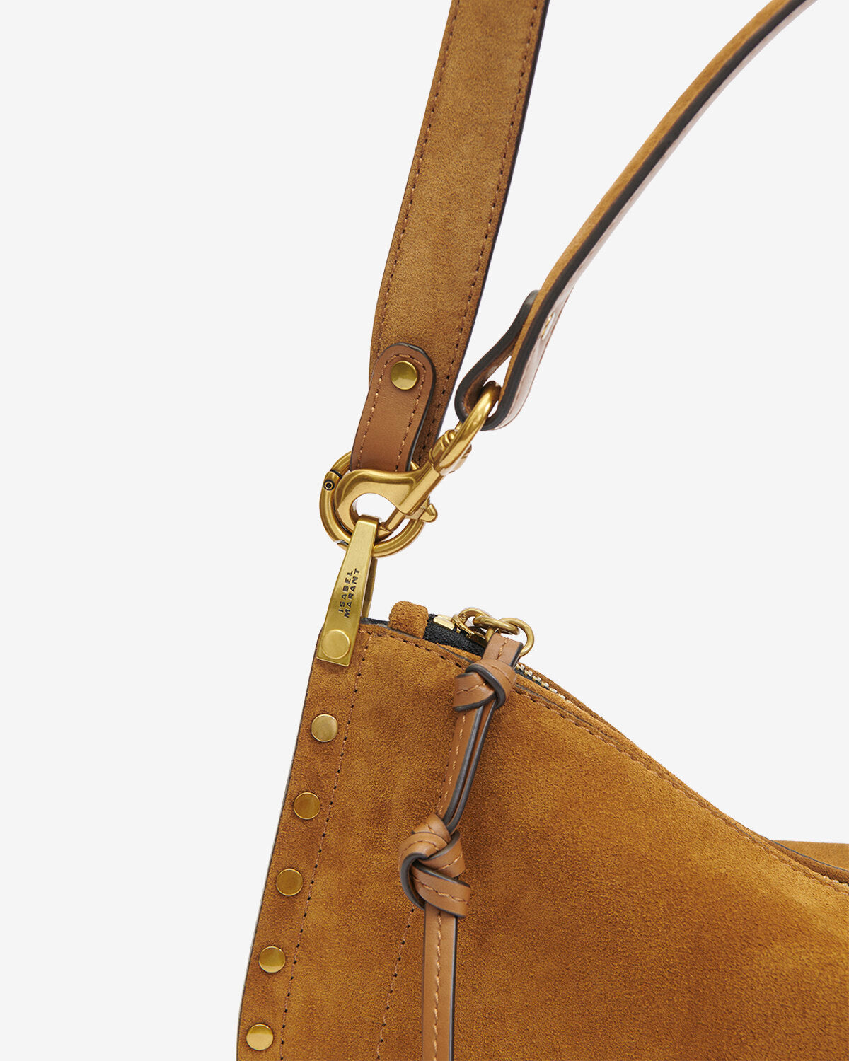 Oskan soft zip bag Woman Cognac 6
