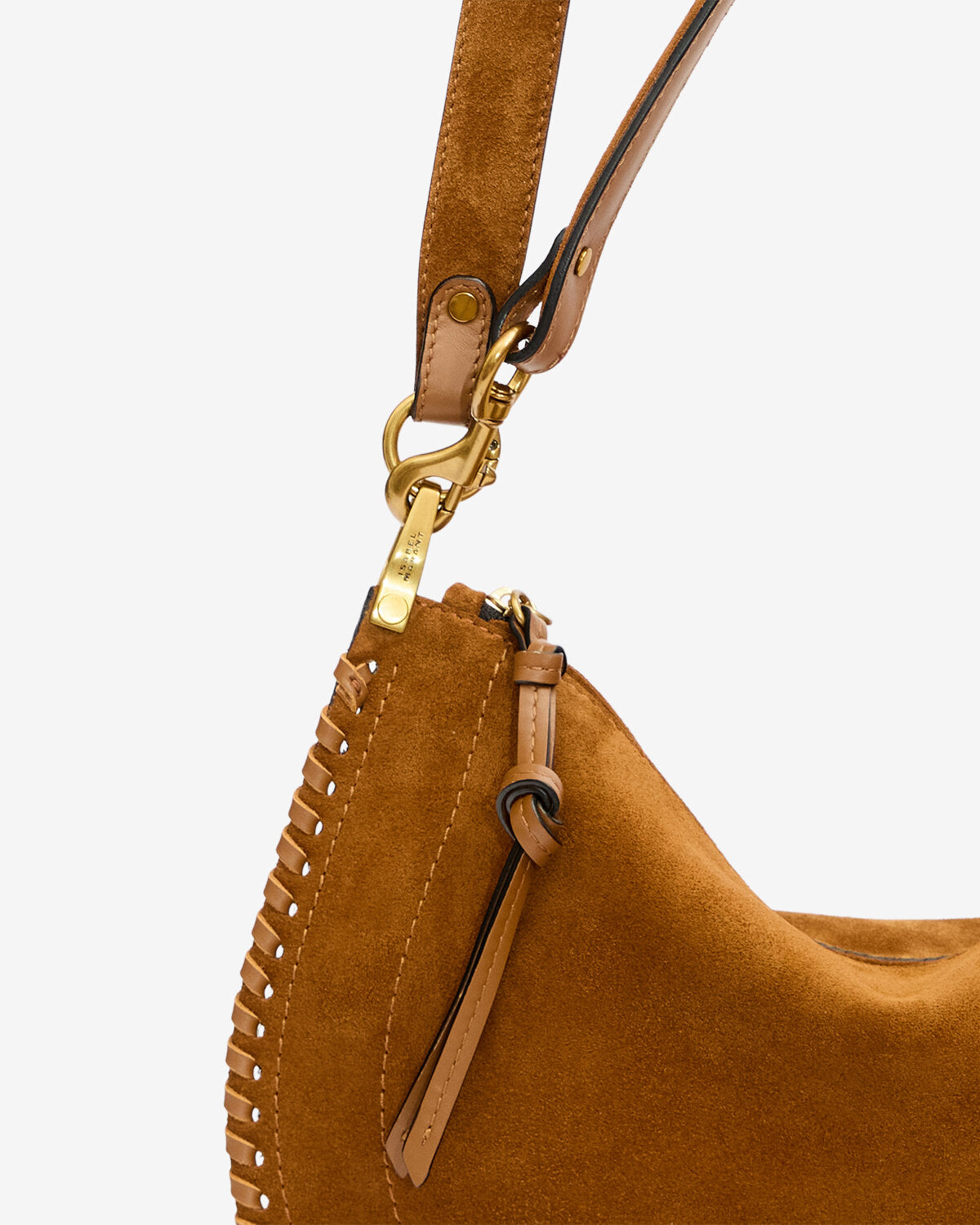 Oskan soft zip bag Woman Cognac 6