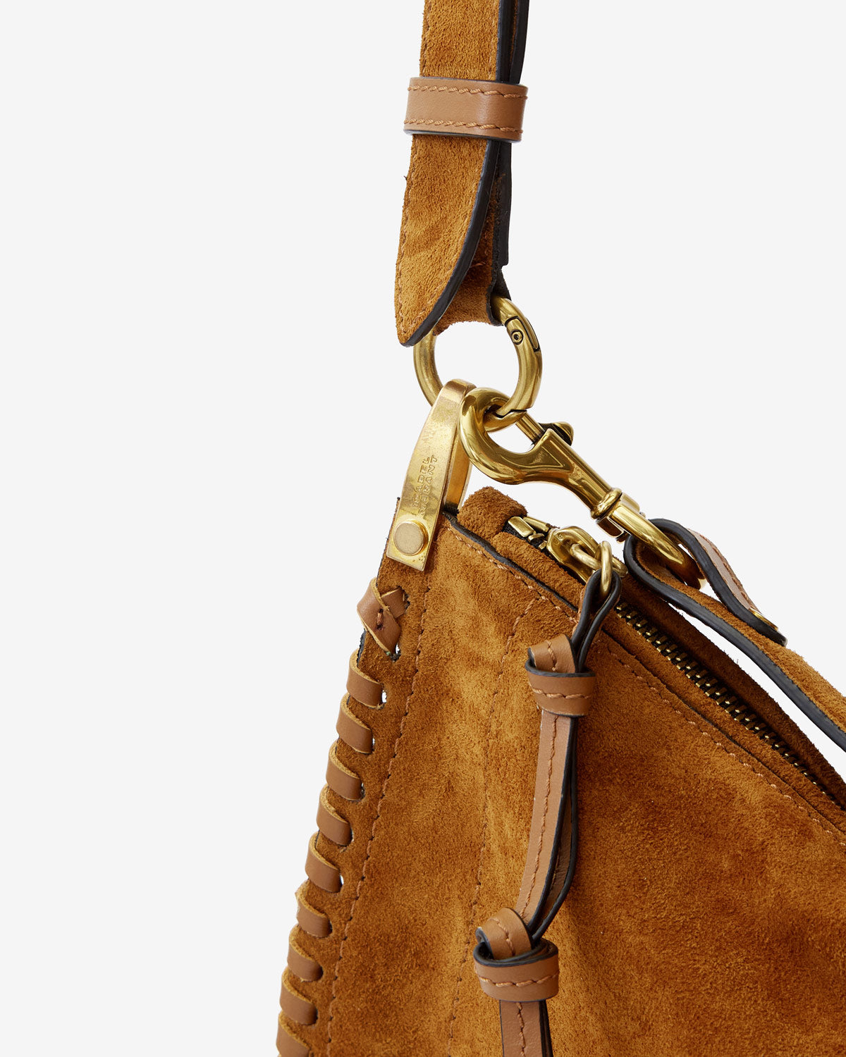 Oskan soft zip bag Woman Cognac 7