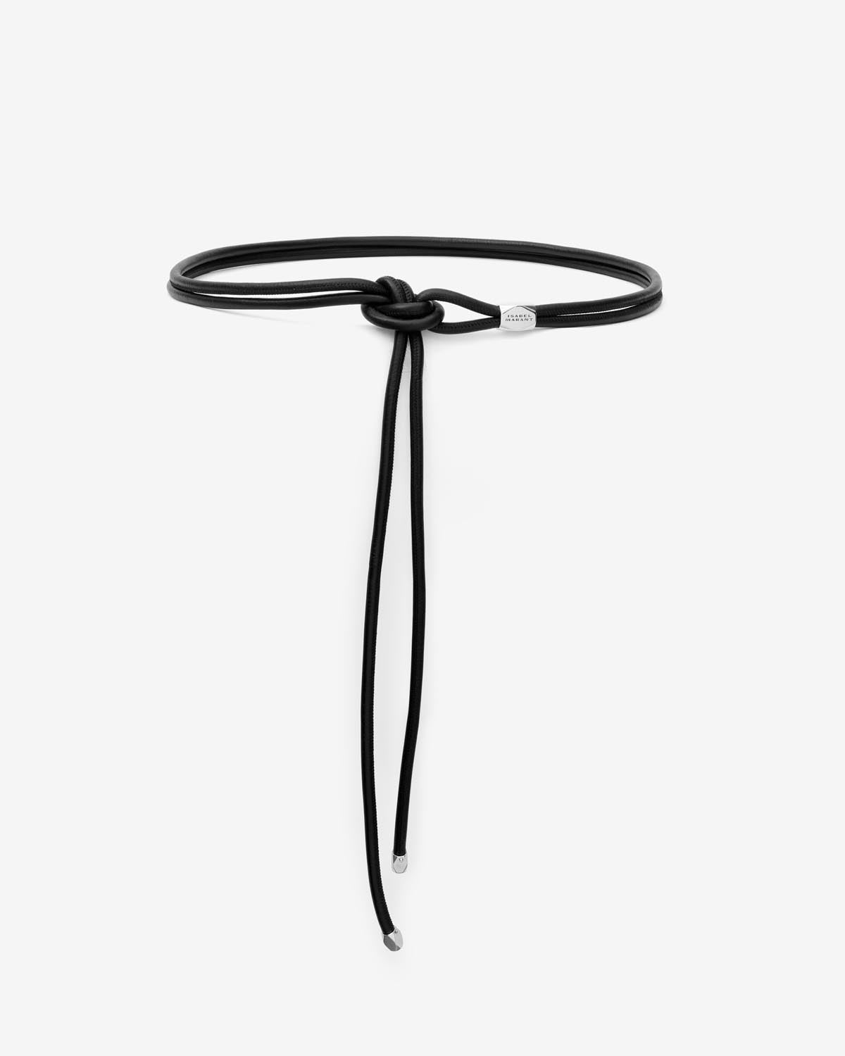 Silvia 벨트 Woman Black and silver 1